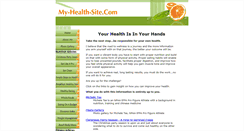 Desktop Screenshot of my-health-site.com