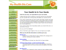 Tablet Screenshot of my-health-site.com